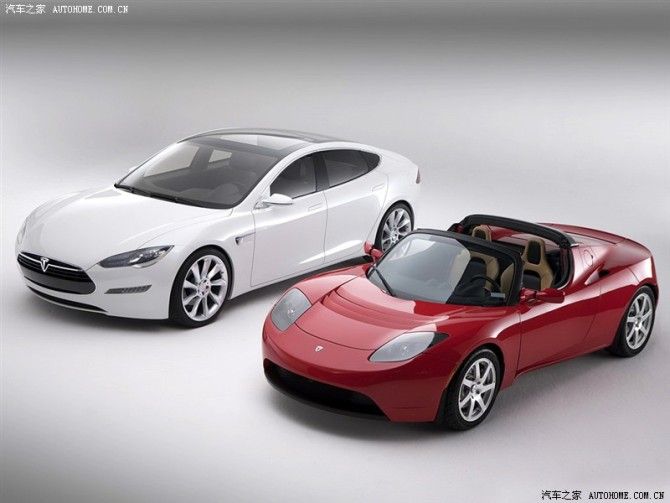 无线充电的特斯拉汽车