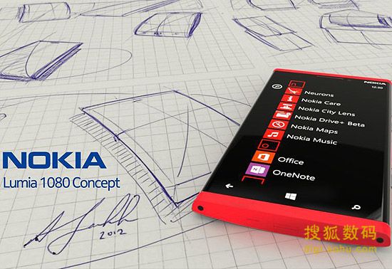 诺基亚Lumia 1080概念机(1)