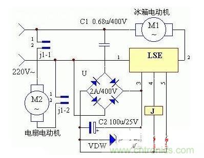 冰箱风冷同步控制器电路图