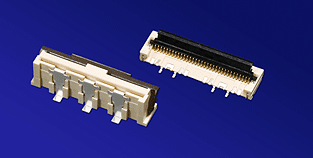Molex 502231 系列直线型和 502244 系列直角型 SMT FFC连接器