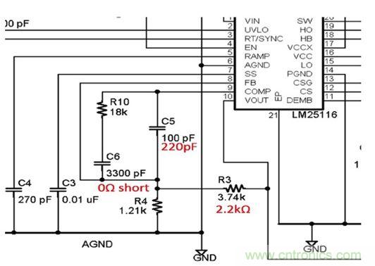 ͼ4岿ԭͼʾѹ(R3R4)ѹ5Vı䵽3.3V⻹ദı䡣