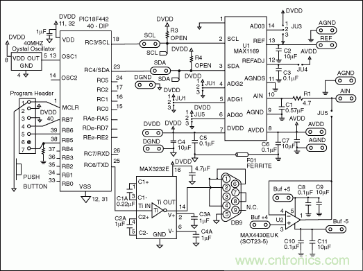 MAX1169 ADCPIC΢Ľӿ