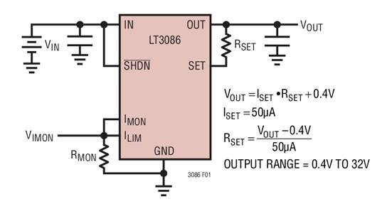 LT3080xԴ׼ѹͣ