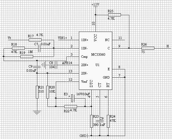 ͼ 7 MC33060 Ƶ·